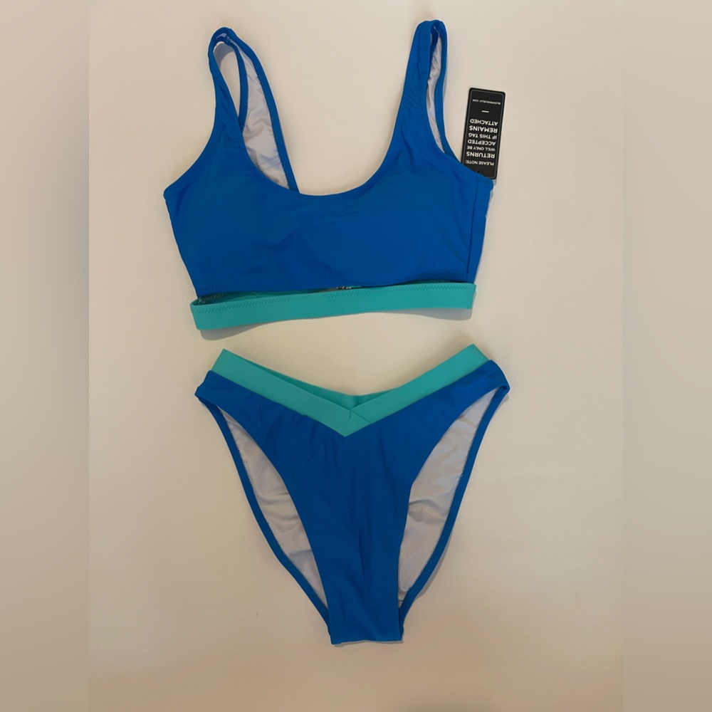 Womens Cheeky High Cut Bikini Set - Picture 7 of 7